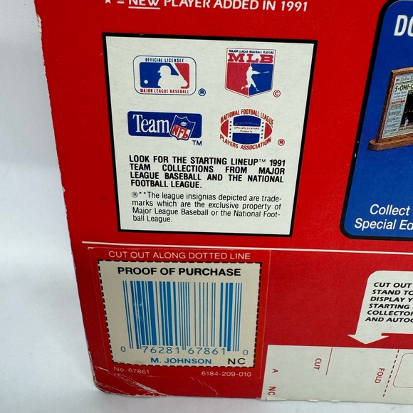 Starting Line-Up 1991 Magic Johnson Basketball Action Figure with Card & Coin - Picture 4 of 8